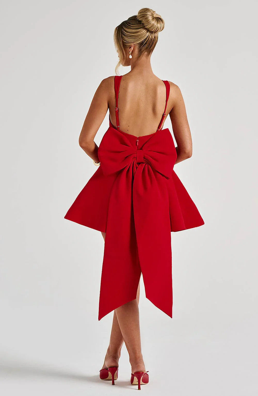 RUE MINI DRESS - RED