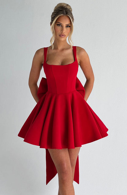 RUE MINI DRESS - RED