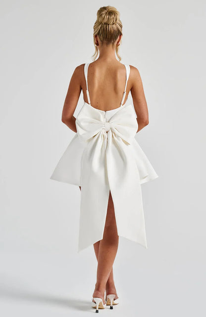 RUE MINI DRESS - WHITE