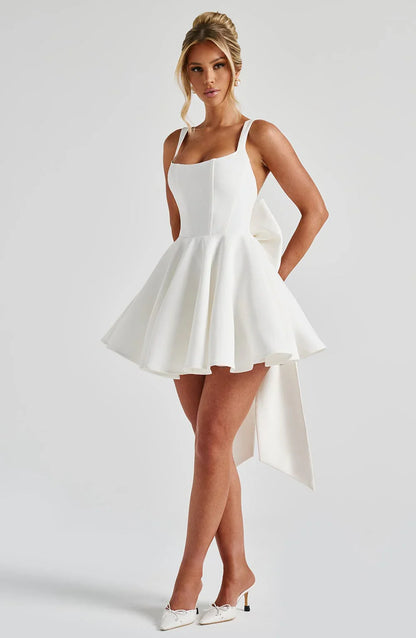 RUE MINI DRESS - WHITE