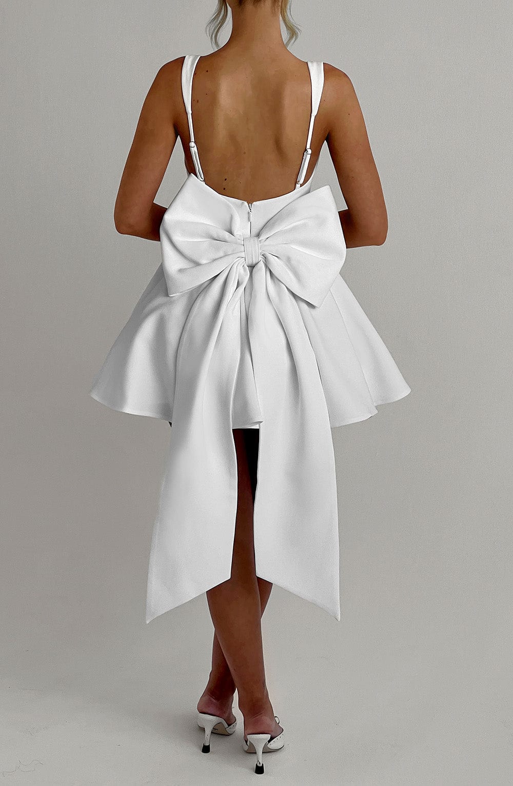RUE MINI DRESS - WHITE