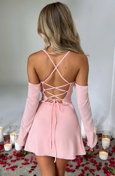SABRINA MINI DRESS - PINK