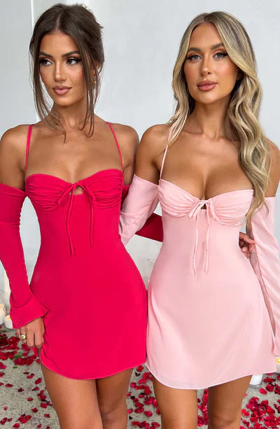 SABRINA MINI DRESS - PINK