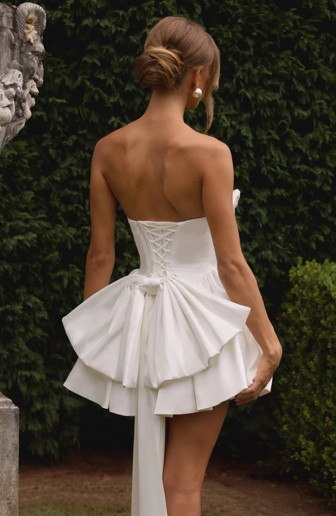 TRINITY MINI DRESS - WHITE