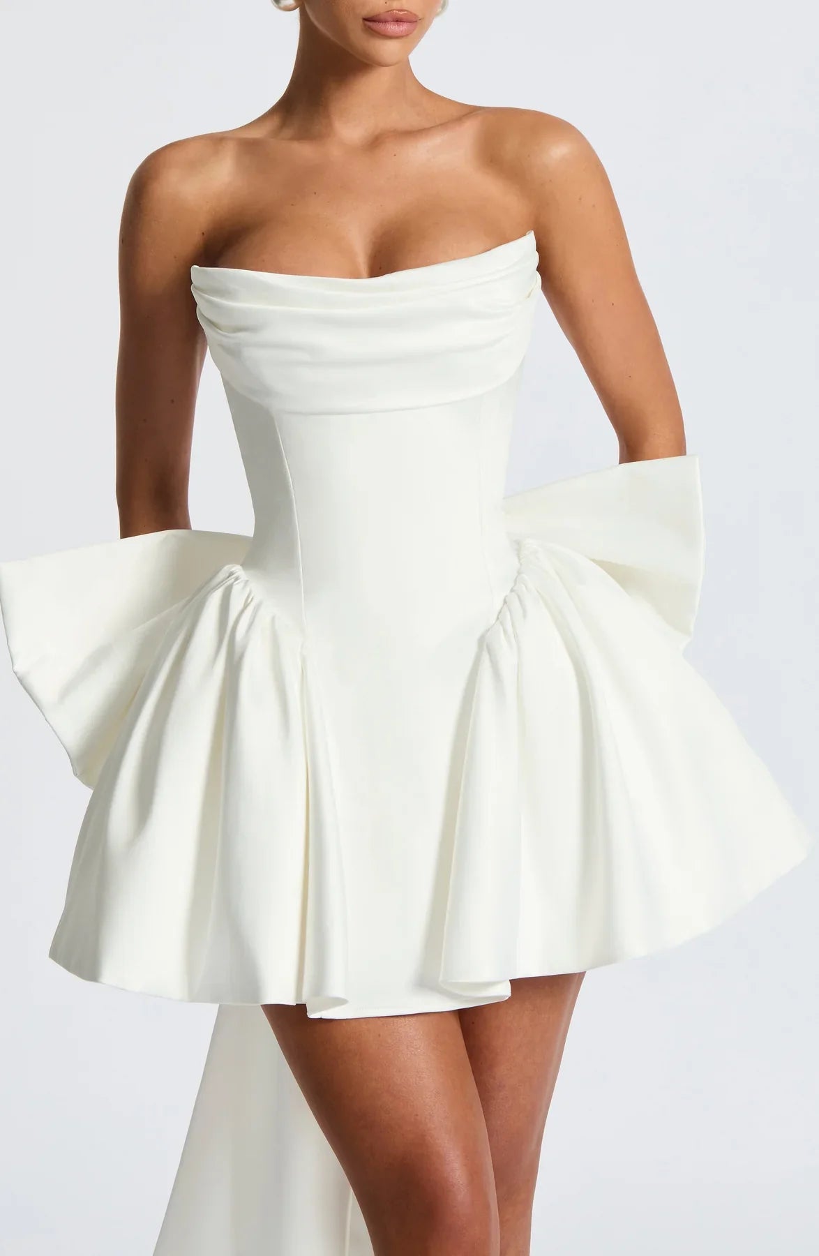 TRINITY MINI DRESS - WHITE