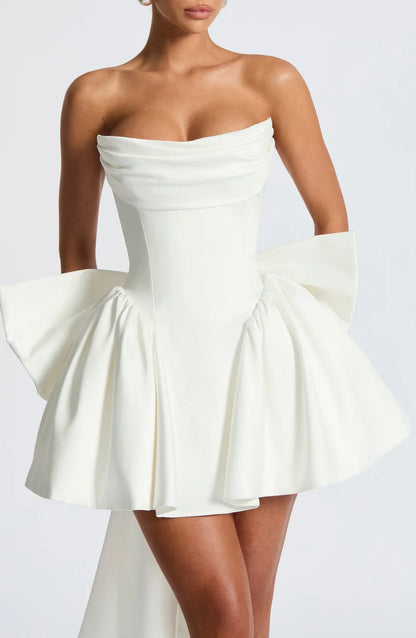 TRINITY MINI DRESS - WHITE
