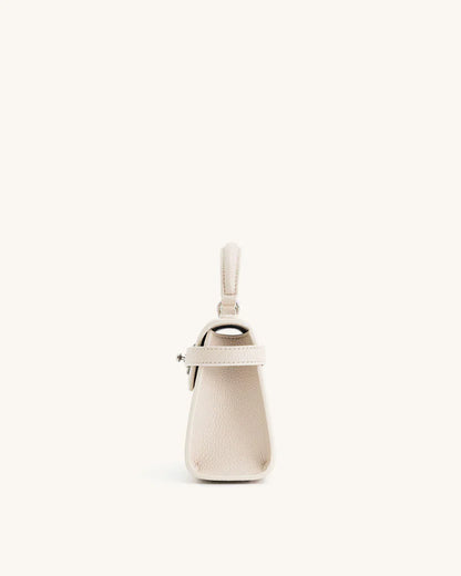 ELISE TOP HANDLE BAG - WHITE