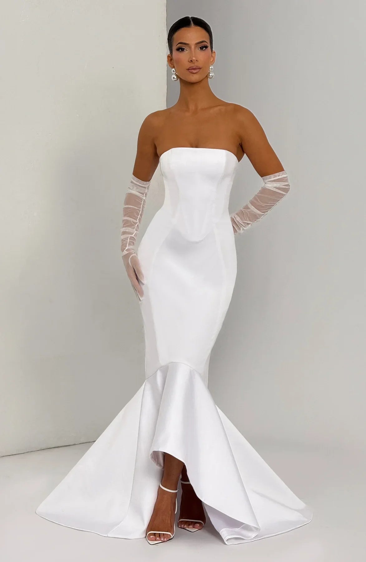 EMRYN MAXI DRESS - WHITE