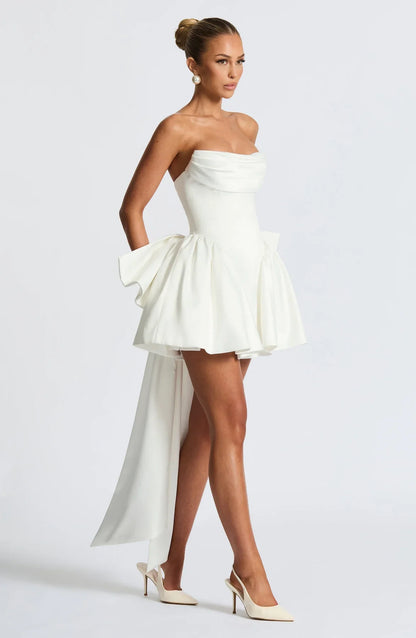 TRINITY MINI DRESS - WHITE