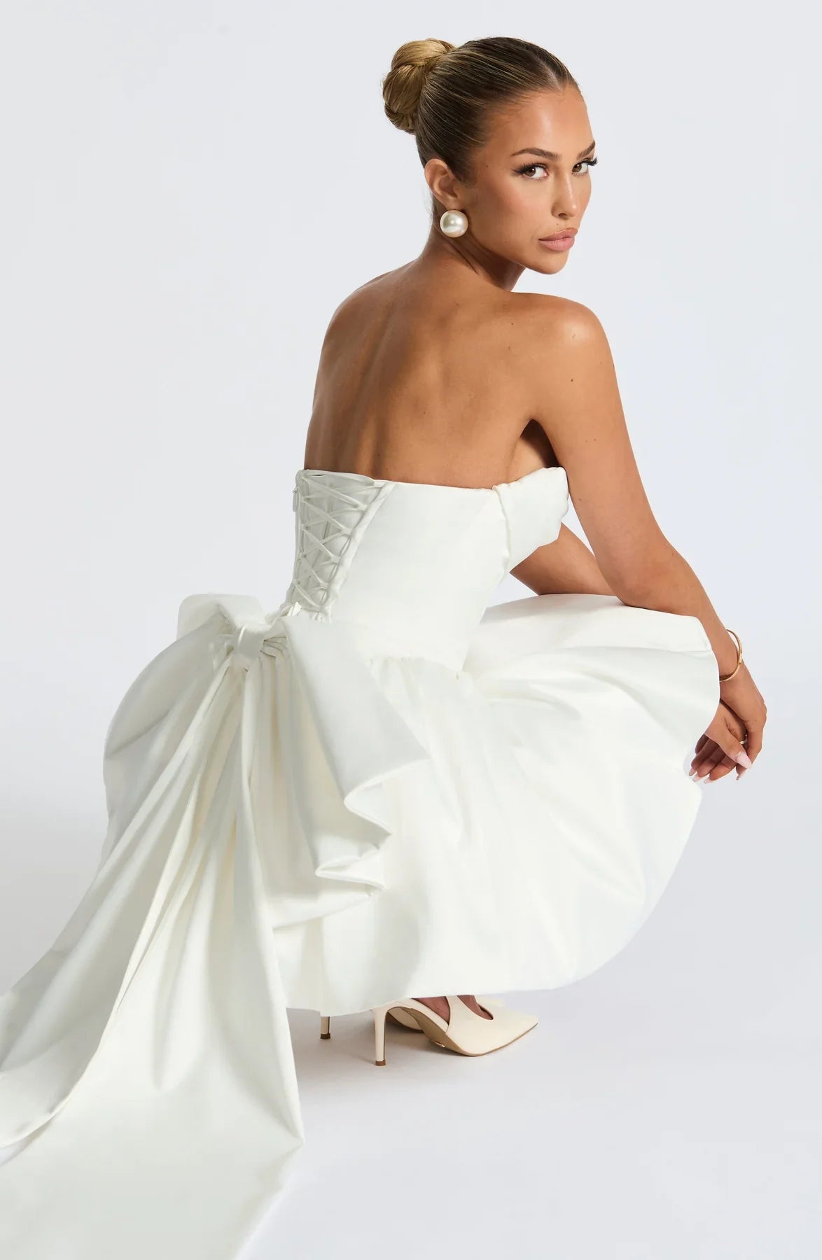 TRINITY MINI DRESS - WHITE
